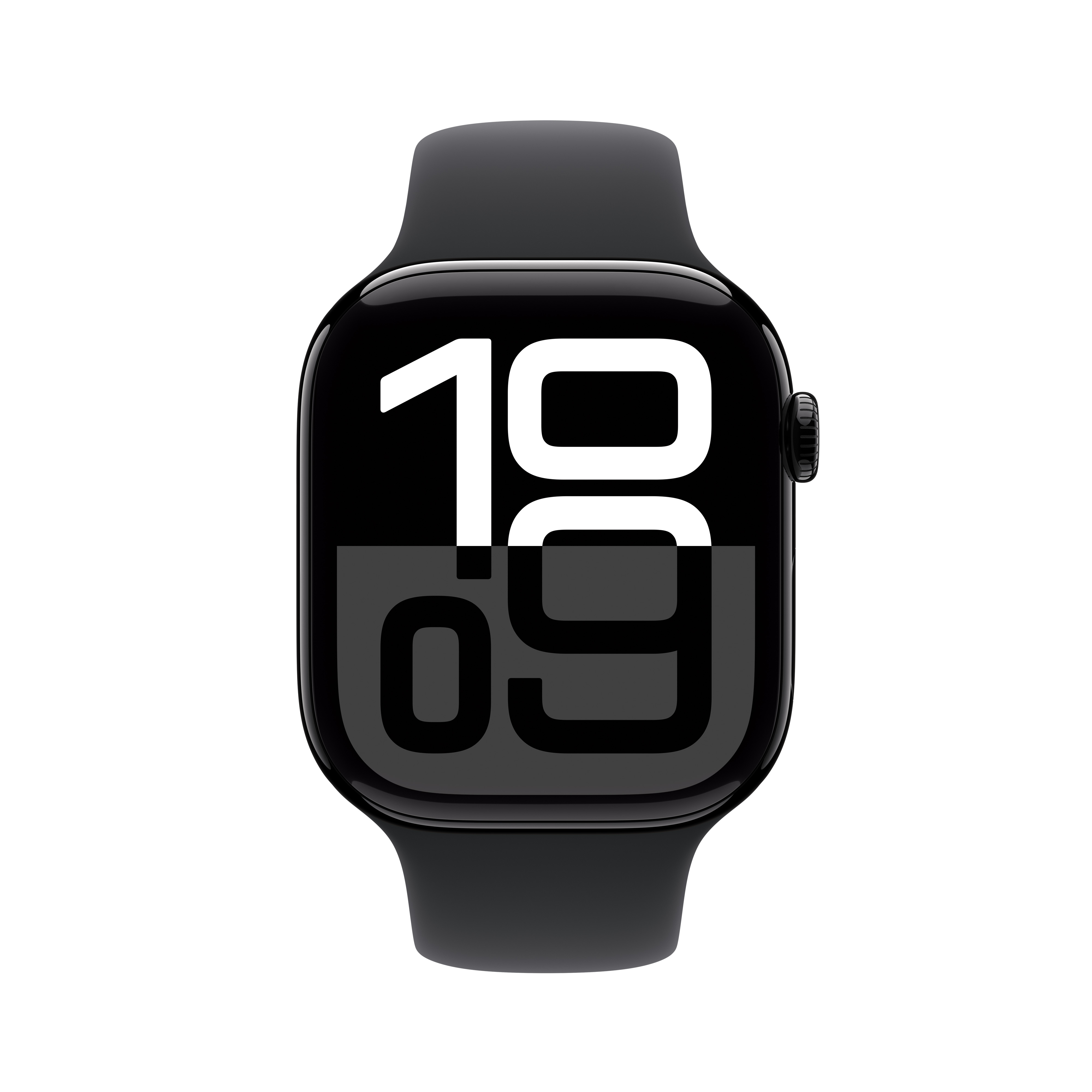 Watch Apple Watch Series 10 Apple Watch Series 10 GPS 46mm Jet Black Aluminium Case with Black Sport Band S M