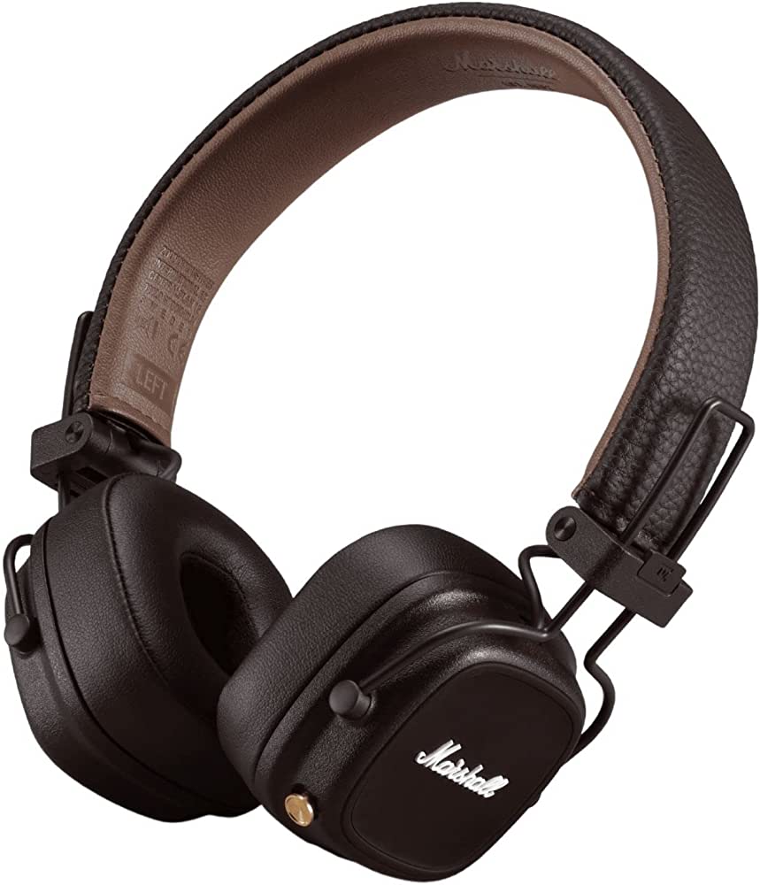 Airpods/Music :: Marshall :: Marshall Major IV On Ear Wireless Headphones  Brown